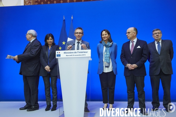 Conference de presse sécurité cop 21