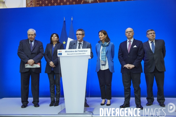 Conference de presse sécurité cop 21