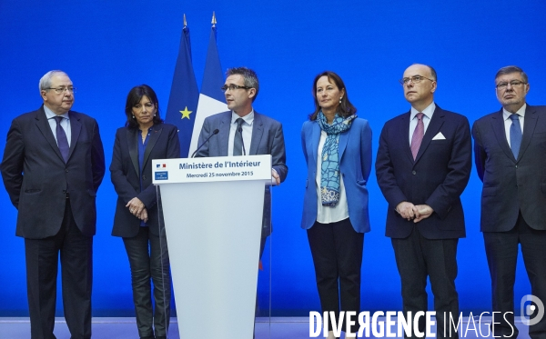 Conference de presse sécurité cop 21