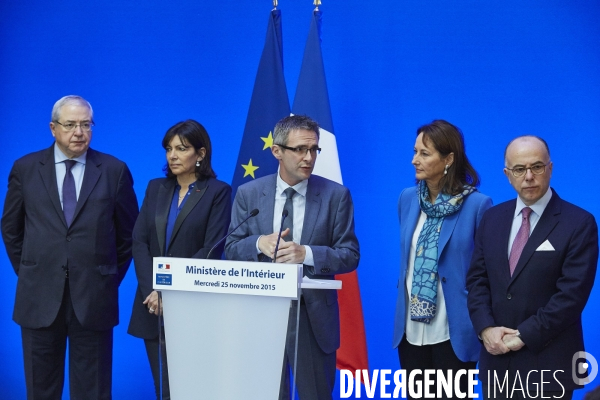 Conference de presse sécurité cop 21