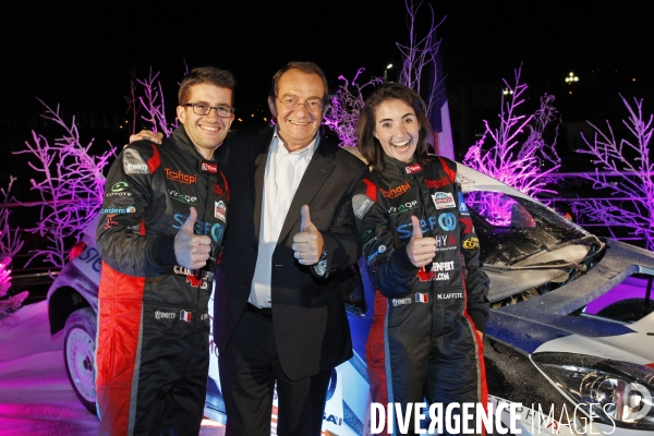 Margot Laffite, Olivier et Jean-Pierre Pernaut au Trophée Andros.