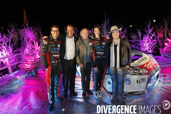 Margot Laffite, Olivier et Jean-Pierre Pernaut au Trophée Andros.