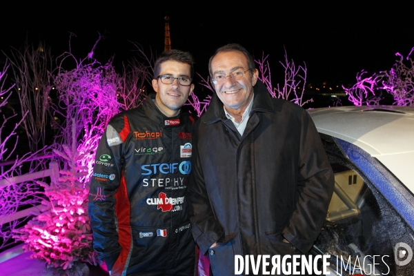 Margot Laffite, Olivier et Jean-Pierre Pernaut au Trophée Andros.