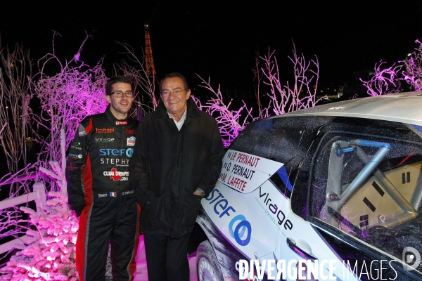 Margot Laffite, Olivier et Jean-Pierre Pernaut au Trophée Andros.