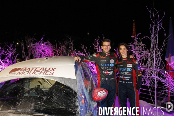 Margot Laffite, Olivier et Jean-Pierre Pernaut au Trophée Andros.