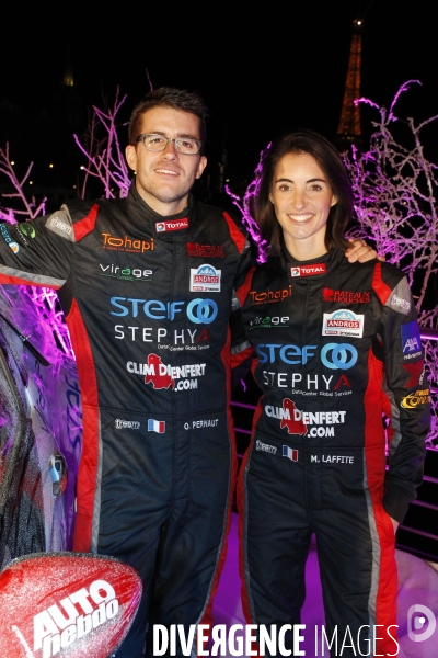 Margot Laffite, Olivier et Jean-Pierre Pernaut au Trophée Andros.