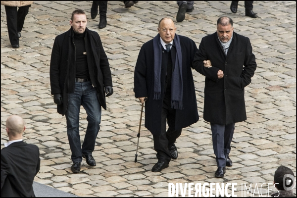 Le président de la république François HOLLANDE préside l hommage national et solennel aux victimes des attentats du 13 novembre, à l Hotel des Invalides.