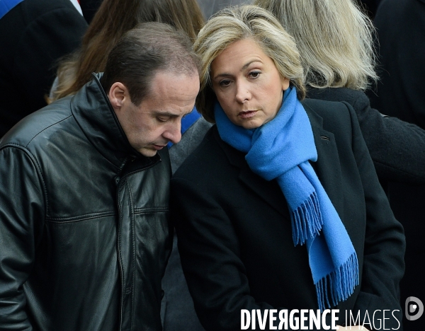 Jean Luc Melenchon avec Marine Le Pen