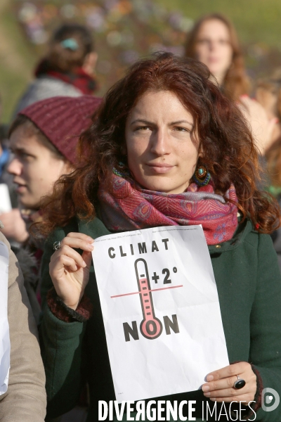 Chaine humaine pour le climat