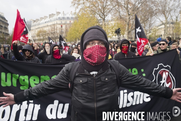 COP 21 : Manifestation place de la République