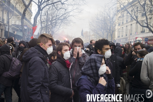 COP 21 : Manifestation place de la République