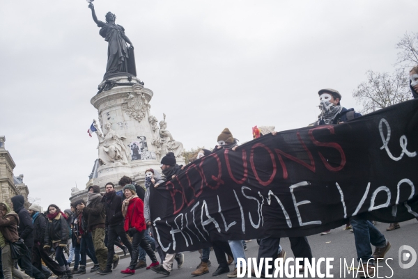 COP 21 : Manifestation place de la République