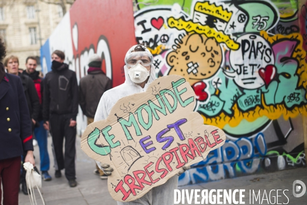 COP 21 : Manifestation place de la République