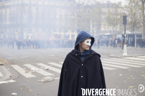 COP 21 : Manifestation place de la République