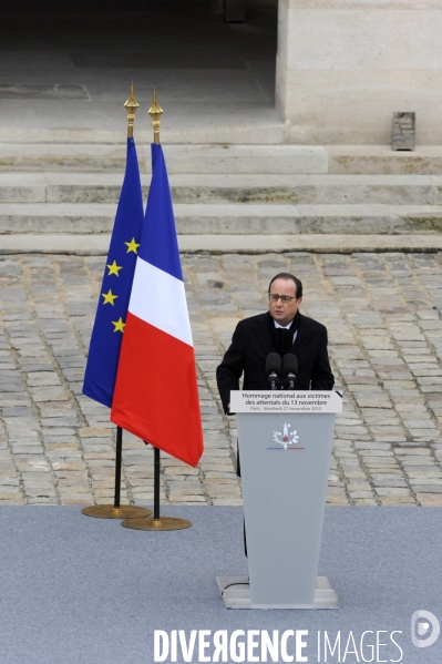 Hommage national aux victimes des attentats du 13 novembre 2015