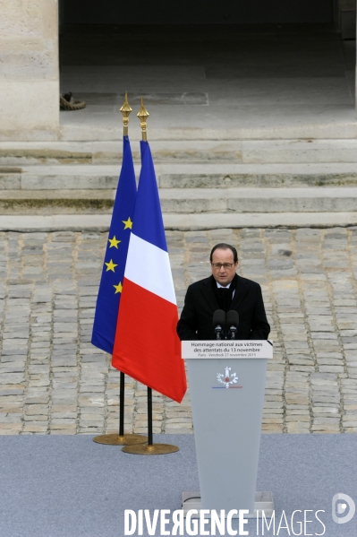 Hommage national aux victimes des attentats du 13 novembre 2015