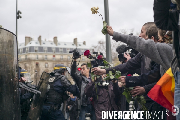 COP 21 : Manifestation place de la République