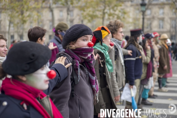 COP 21 : Manifestation place de la République