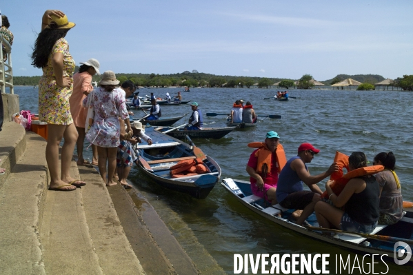 L  AMAZONIE brésilienne de l  Etat du PARA entre Curua-Una et Alter do Chao.