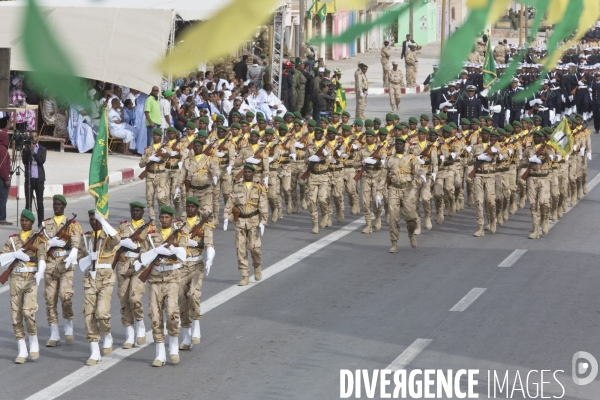 Parade militaire a nouadhibou/mauritanie