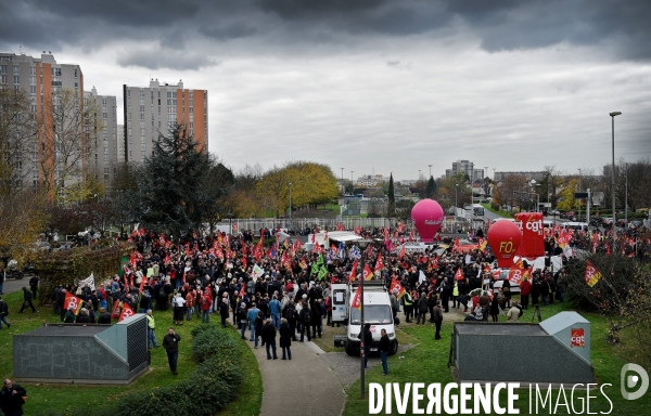 Manifestation de soutien aux salariés d Air France