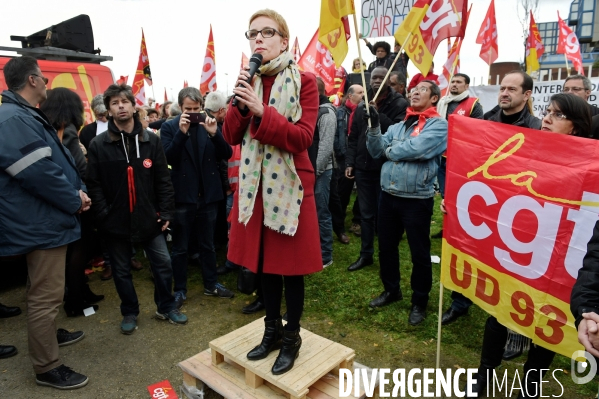 Manifestation de soutien aux salariés d Air France