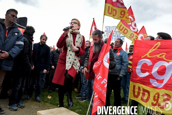 Manifestation de soutien aux salariés d Air France