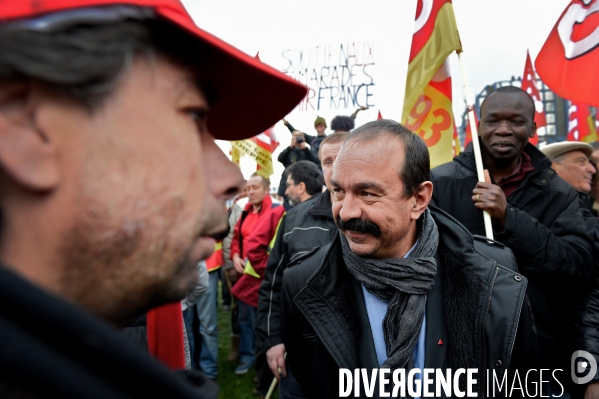 Manifestation de soutien aux salariés d Air France