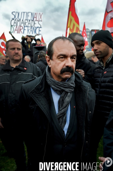 Manifestation de soutien aux salariés d Air France