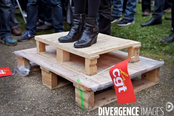 Manifestation de soutien aux salariés d Air France