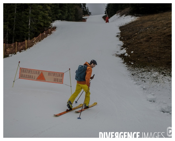 Ouverture pluvieuse de la saison de ski