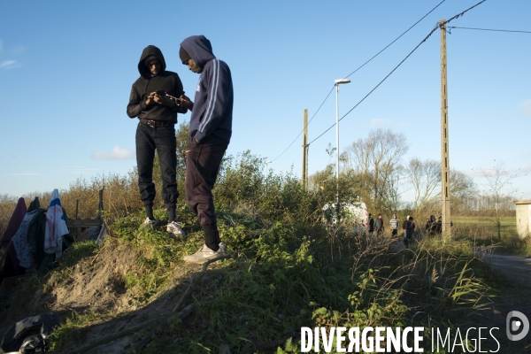 Jungle de Calais, novembre 2015