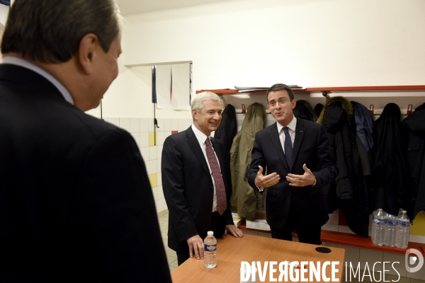 Meeting de Claude BARTOLONE en présence de Manuel VALLS