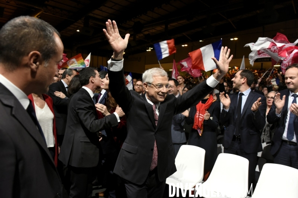 Meeting de Claude BARTOLONE en présence de Manuel VALLS