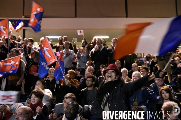 Meeting de Claude BARTOLONE en présence de Manuel VALLS