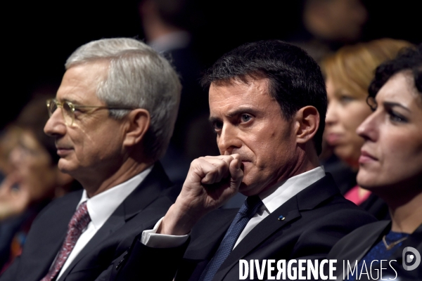 Meeting de Claude BARTOLONE en présence de Manuel VALLS