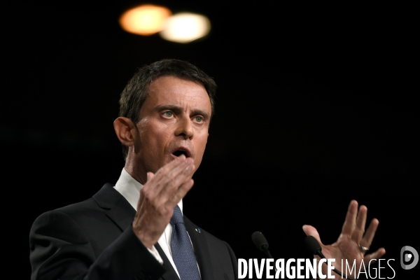 Meeting de Claude BARTOLONE en présence de Manuel VALLS