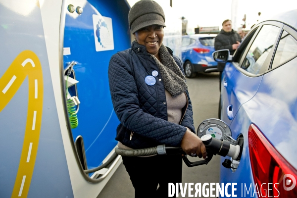 Premiere station de recharge d hydrogene pour taxis a Paris