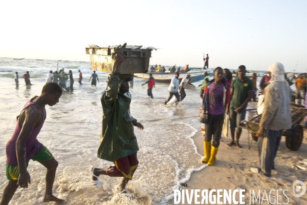 La plage des pecheurs de nouakchott