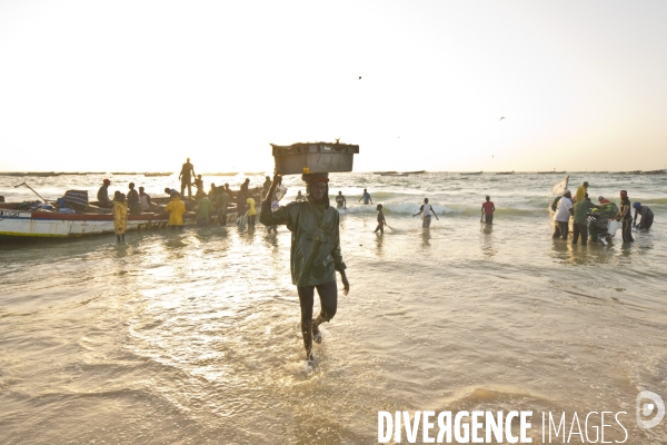 La plage des pecheurs de nouakchott