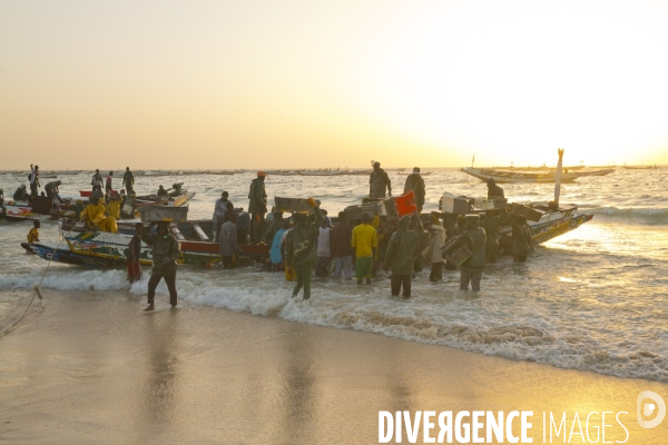 La plage des pecheurs de nouakchott