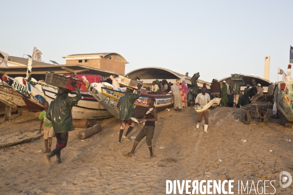 La plage des pecheurs de nouakchott
