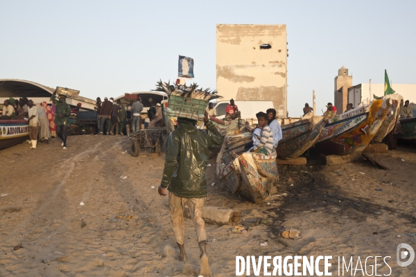 La plage des pecheurs de nouakchott