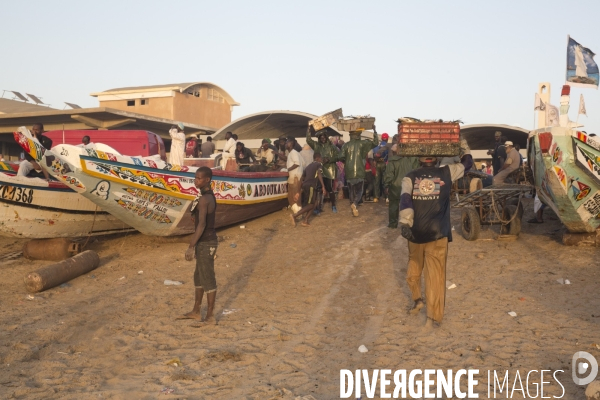 La plage des pecheurs de nouakchott