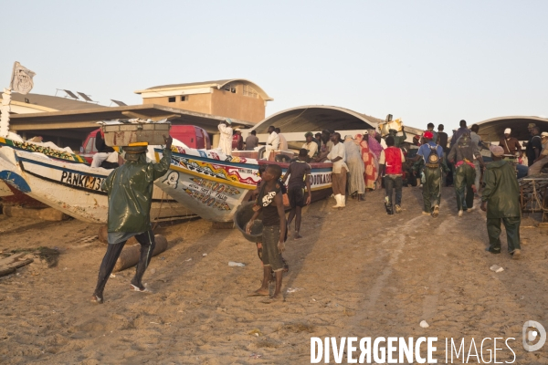 La plage des pecheurs de nouakchott