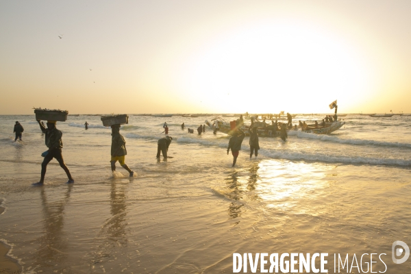 La plage des pecheurs de nouakchott