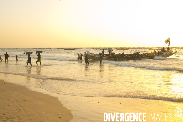 La plage des pecheurs de nouakchott