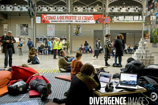 La Zone d action pour le climat, QG de la Coalition Climat 21 au Centquatre