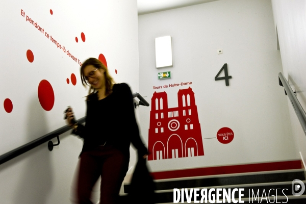 Au nouveau  siege de Coca-Cola France. Ses amenagements interieurs ont obtenu le certificat BREEAM Fit-Out Outstanding, une premiere mondiale.