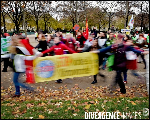 Manifestations à Paris pour le climat